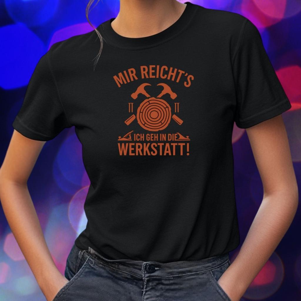 T-Shirt Women I've Had Enough Workshop Motif Cotton Size S To 3XLWill Open In a New Window or Tab