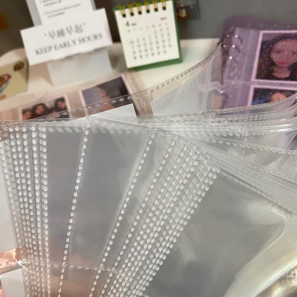 3-5 Inch Large Capacity Transparent Card and Photo Album for Tickets and Polaroids