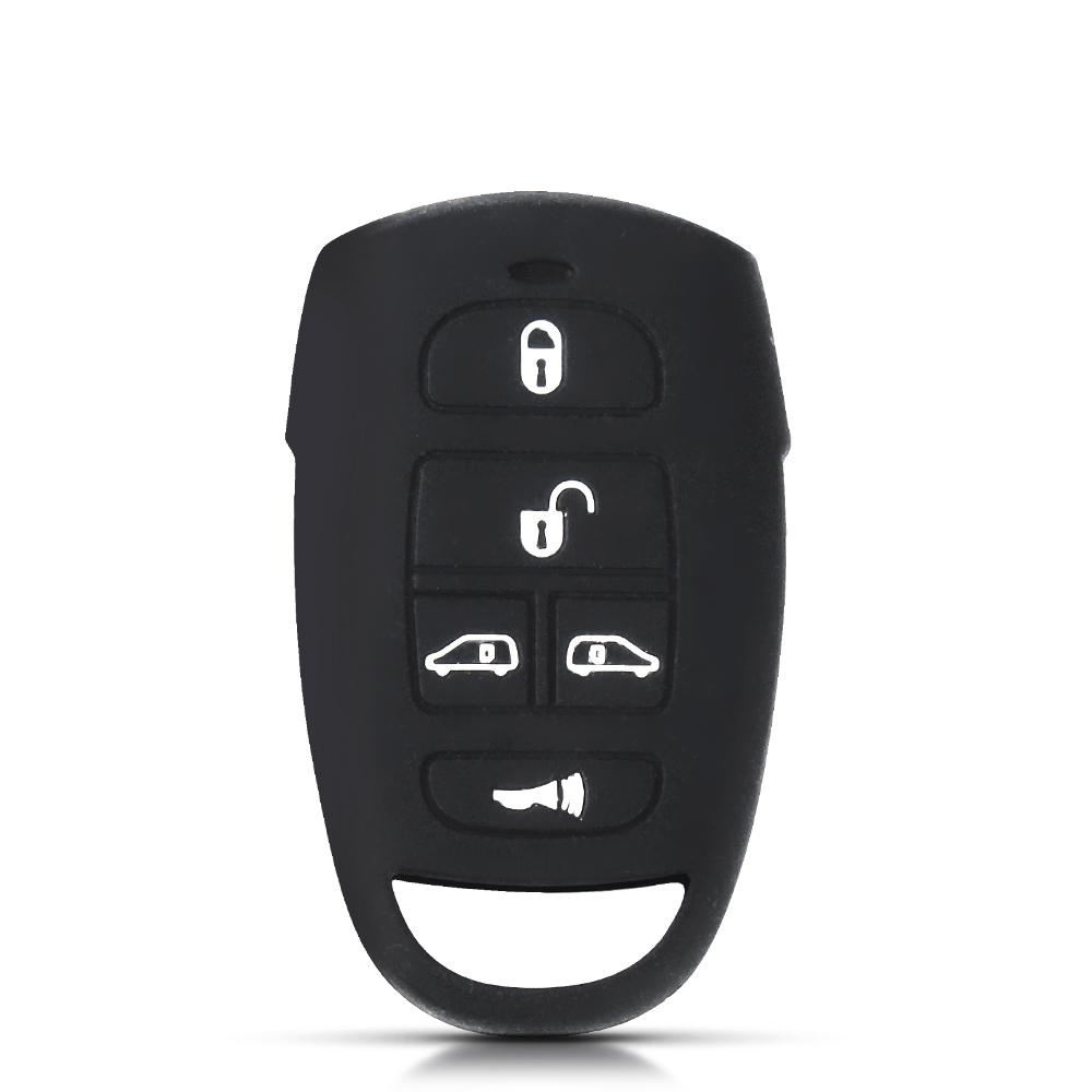 KEYYOU Silicone For Hyundai Entourage Kia Sedona Remote 5 Buttons Key Cover Case Fob 2006 2007 2008 2009 2010 2011 2012 2014