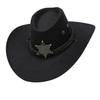 American western cowboy hat children's outdoor sunshade big brim riding hat showing face small retro sunscreen hat