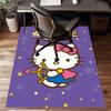 Custom HelloKitty Mat Personalized Name, Polyester Washable Indoor Entryway Rug, Gift for Christmas, Easter, Thanksgiving Day