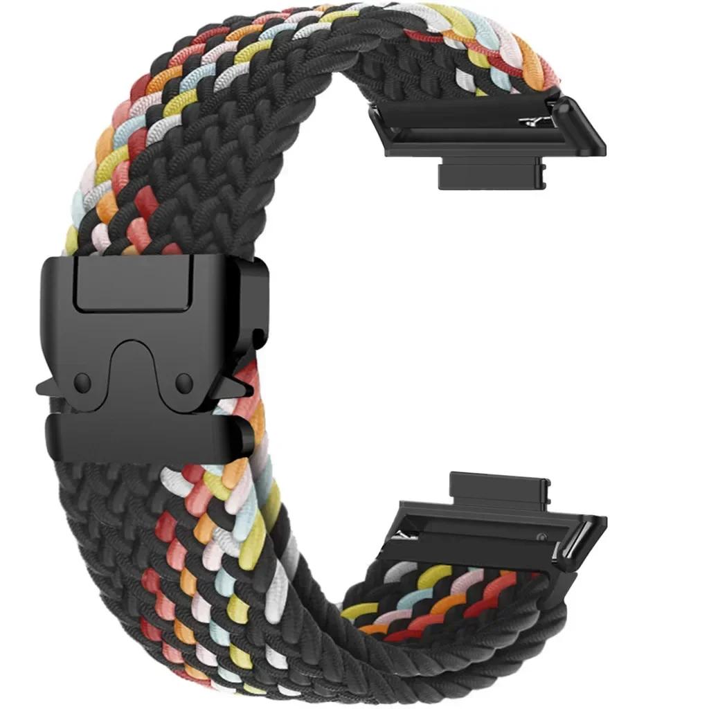 

Нейлоновый эластичный плетеный ремешок Solo Loop для Huawei Watch Fit 4 pro/4/3 Ремешок Мужской Женский Ремешок для часов для Huawei Fit 2 Fit 1 Браслет For Huawei Fit 4 Pro