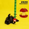 Cat Teaser Wand Toy With Plush Sausage Dog Caterpillar Tulip Design Durable Interactive Pet Indoor Cats