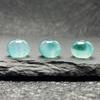 Eis-Typ Bashan Jade Blau Schwimmende Blume & Jade Oval Ruyi Perlen DIY Ohrring Quaste Zubehör
