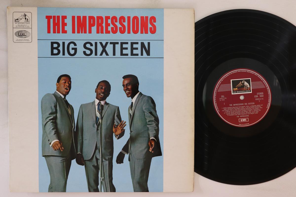 

LP Record IMPRESSIONS Big Sixteen CSD1642 HIS MASTERS V UK SoulFunk Used
