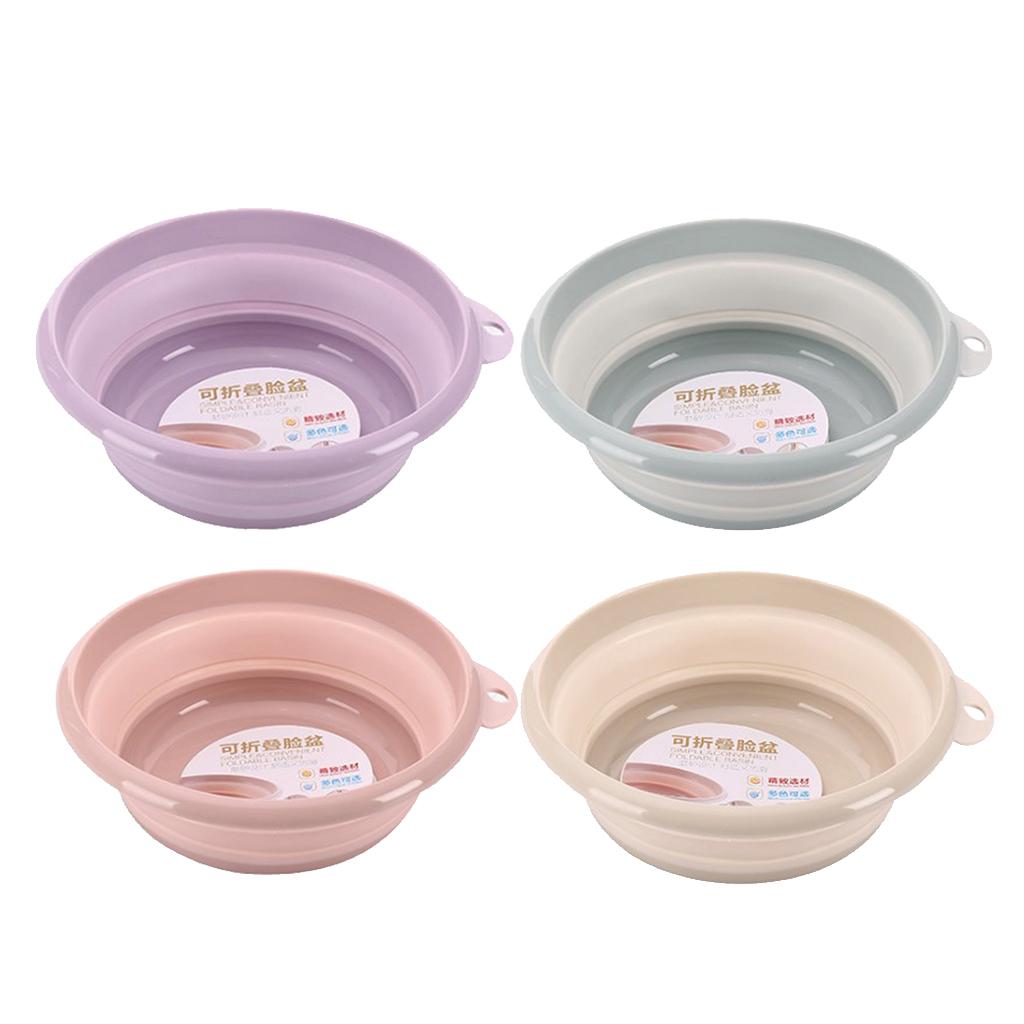 Foldable Bowl Strainer Bivouac Kitchen Sink Bowl, Portable BPA Collapsible Basin
