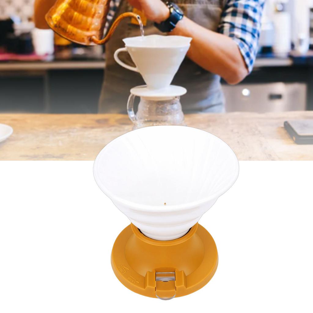 Pour Over Coffee Dripper Heat Proof Portable Ceramic Immersion Dripper for Manual Brew Maker