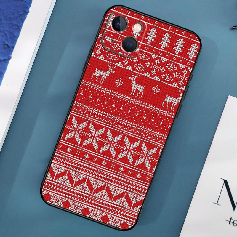 

Чехол с рождественским узором для такс для iPhone 16 15 14 13 12 11 Pro Max XS X XR Plus 12 13 Mini Чехол-оболочка iPhone 16