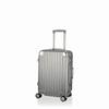 [Sifre] TRIDENT TRI1030 Hard Suitcase, Aluminum-Look, 33L, 3.8kg, Silver, Made In Japan with a 5-Year Warranty.