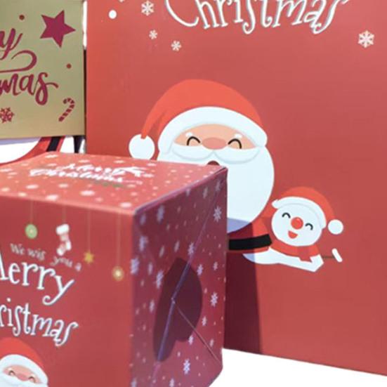 Eksplosjon Julegaveeske for Penger God Jul Brettbar Sprettende Gaveeske Pop-up Pengeboks for Festartikler