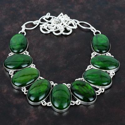 Green Fire Labradorite Necklace Handmade Jewelry Real Gemstone Necklace 925 Sterling Silver Necklace Adjustable Chain Necklace Gifts For Mom