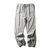 Men's Linen Pants Summer New Thin Cotton-Linen Trousers Export Original Men's Long Pants Casual Pants with Cuffs Men's Pants