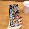Custodia Nera Morbida per Telefono per iPhone 13 12 11 17 Pro Max XS XR 17Air 15 16 14 Plus 7 8 One Piece Luffy Frutto del Diavolo Zoro