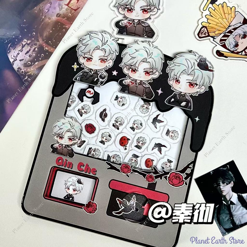 Shake Game Cartoon Love and Deepspace Desk Plate Models Xavier Zayne Rafayel Sylus Acrylic Stand Model Toy Action Figures Toy