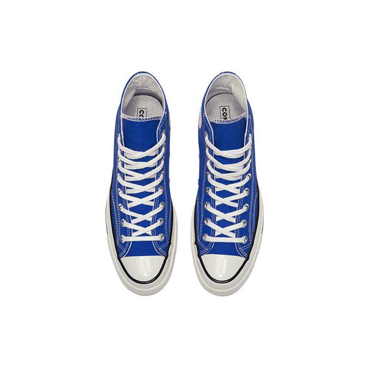 Converse Chuck 70 High Rush Blue Unisex Sneakers Egret Black 168509C