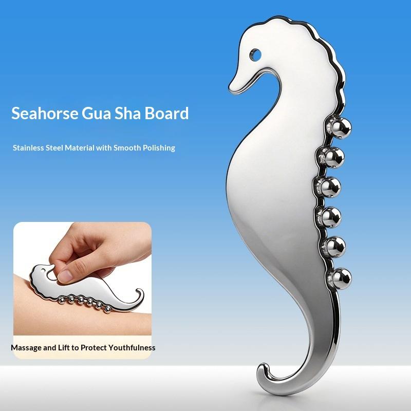 Manual Head Massager Scalp Comb Protable Stainless Steel Gua Sha Face Tool Trigger Point Massager For Foot Hand Back