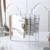 Folding Dish Cloth Drying Rack Hanging Hand Towel Drain Stand Dish Rag Storage Rack  for Sink