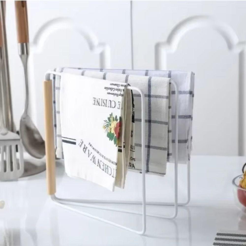 Folding Dish Cloth Drying Rack Hanging Hand Towel Drain Stand Dish Rag Storage Rack  for Sink