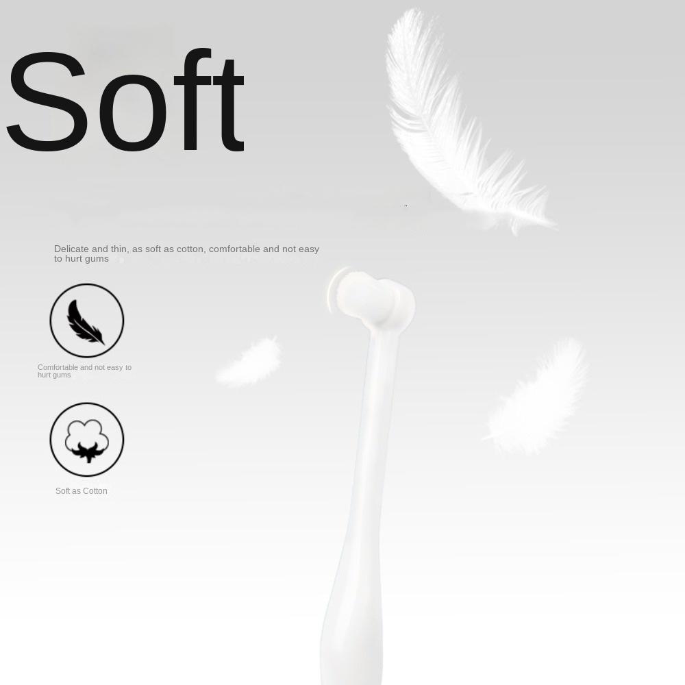 Soft Brush Pet Toothbrush Round Head Pets Cleaning Supplies Practical Oral Cleaning Tool  Cat