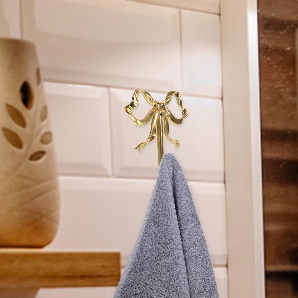 Schleife Haken Kleiderzweig Haken Heim Wandleuchten Wandaufhänger Verwendung Montiert Messing Kleidung Geweih Büro