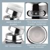 Kitchen Faucet Adapter 3 Modes Tap Splash Filter Nozzle Bathroom Water Saving Bubbler Home Faucet Extender Diffuser 360° Rotatin