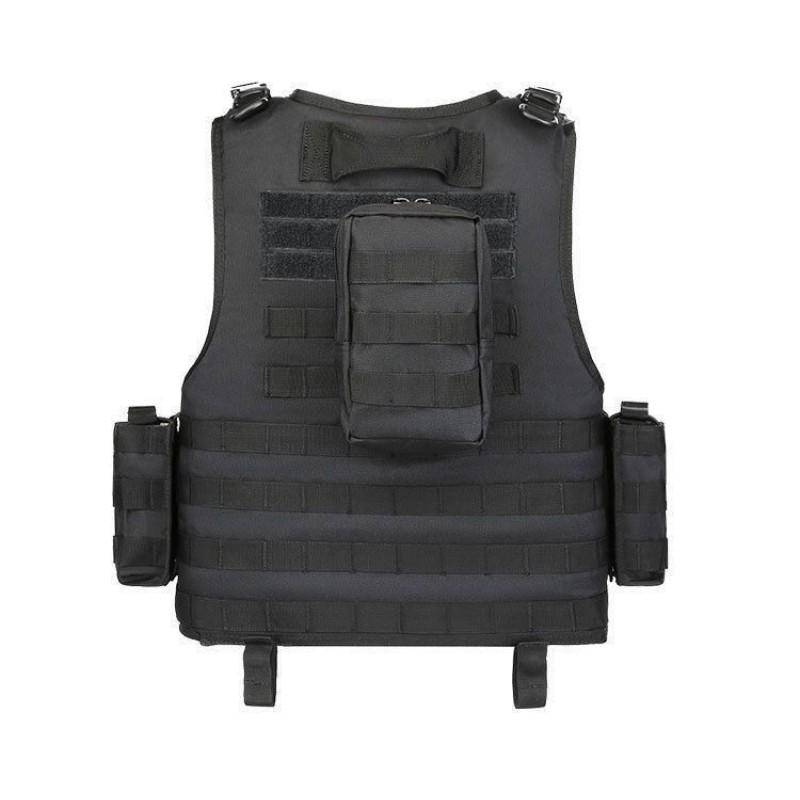 Tactical Vest Multicam Camo Quick Release Amphibious Body Armor Hiking Camping Outdoor Sports