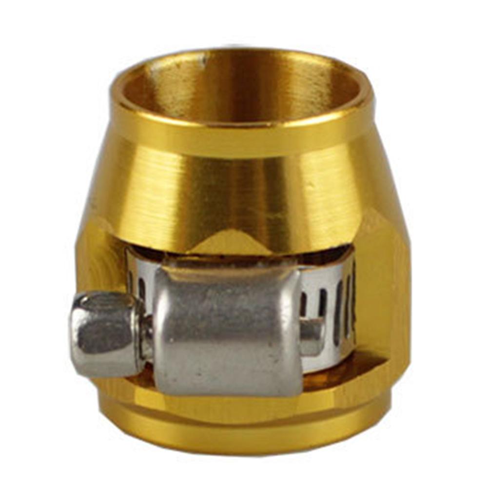 1pc Oil Finisher Clamps AN4 Fitting Fuel Pipe Clip Oil Water Tube Mesh Hose Clamps Connection Fittings