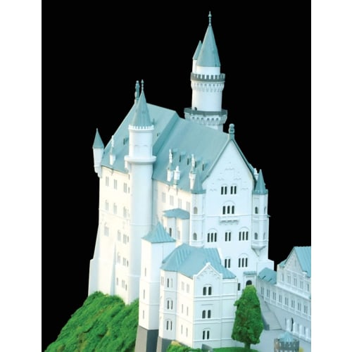 Doyusha 1/220 Western Castle Neuschwanstein Castle Color Plastic Model NSC Molded Color