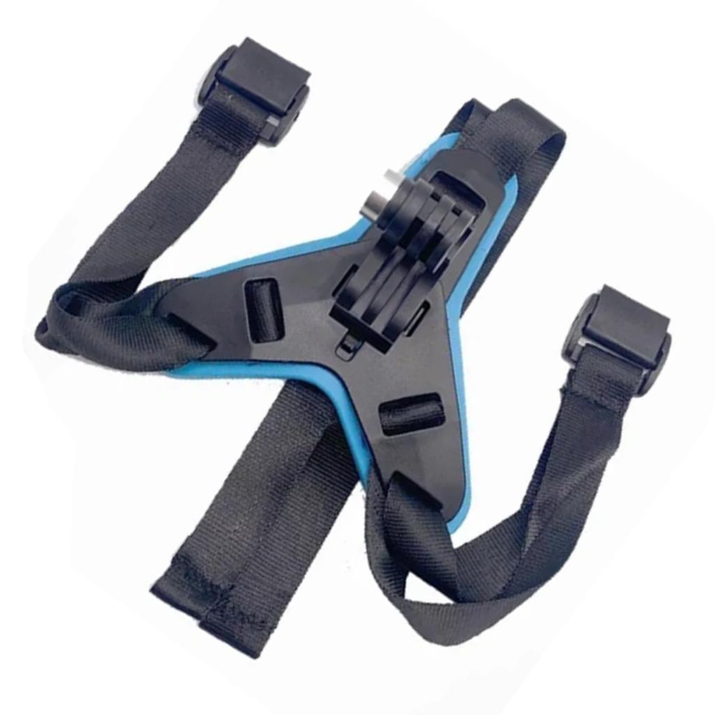 Motorcycle Helmet Strap Blue Shock Absorption High Strength Motorcycle Helmet Rope Strap