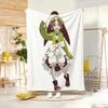 Anime Character C-ChamoS RossoS Throw Soft Warm Throw Blanket for Bedroom Living Room Bed Travel Camping Picnic Gift