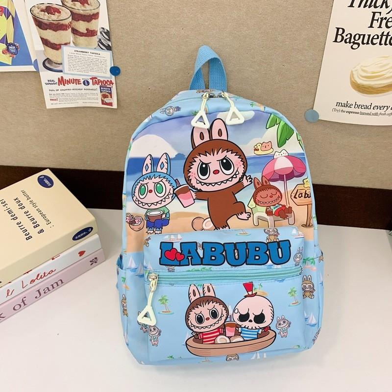 Capacity Large Backpack Nylon School Bag For Boys Girls Daily Use