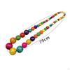 Bohemian Wooden Beads Necklace - Stylish Ethnic Jewelry for Women