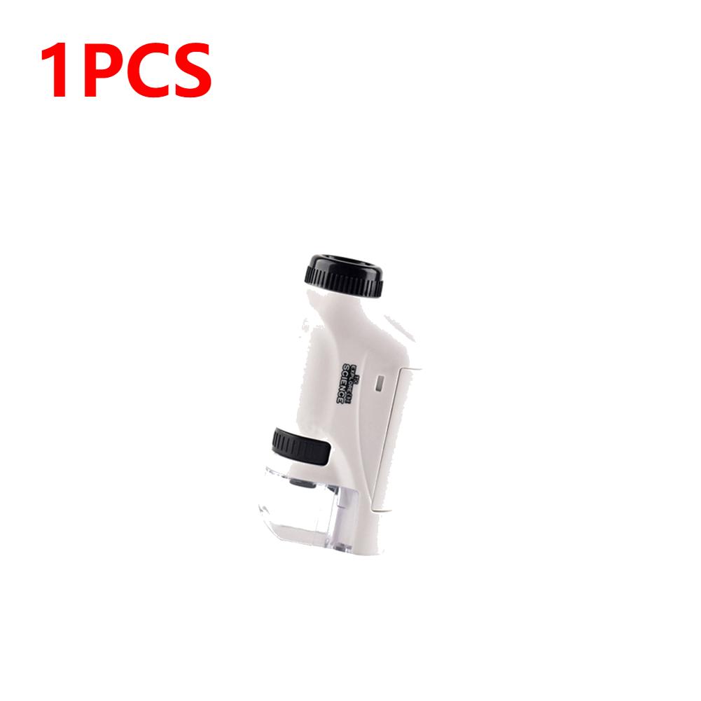 

Handheld Pocket Microscope 60-120X Educational Science Microscope Battery Powered Lab Handheld Microscope for Kids Observation