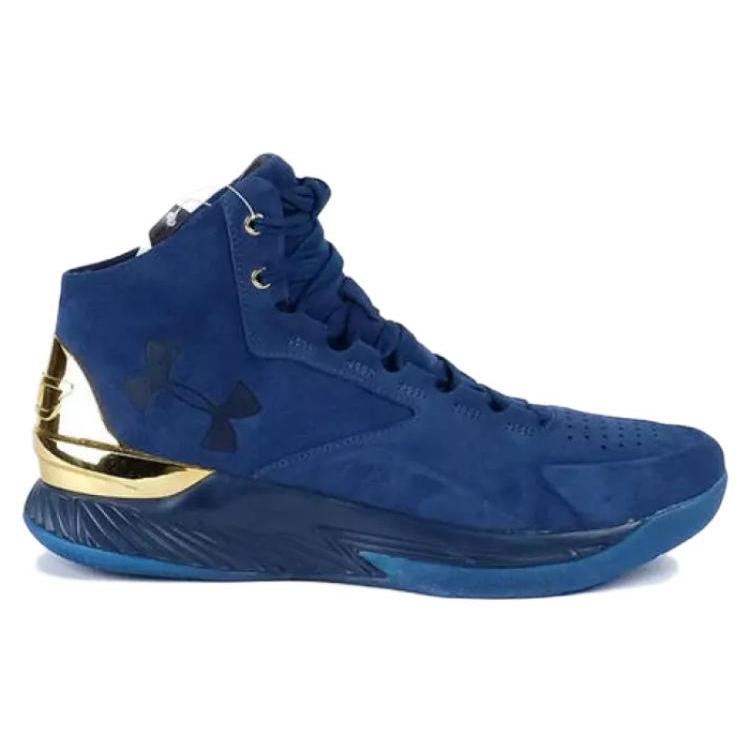 Under Armour Curry 1 Mid Lux Blackout Navy 1296617-997