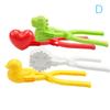 4Pcs Cute Bear Duck Dinosaur Snowball Clip Snow Clay Ball Maker Creative Snowballs Mold Snow Shovel For Kids Outdoor Sports Snow Toy