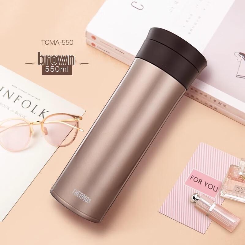 Thermos Stainless Steel Wide Mouth Insulated Tea Mug with Infuser