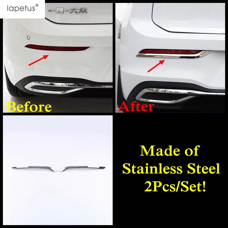 Front Middle Grille Strip / Rear Fog Light Lamp Eyebrow Strip Cover Trim Accessories For VW Volkswagen Golf 8 MK8  - 2025 Rear Fog Light