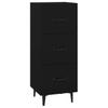 Sideboard Black 34.5 x 34 x 90 cm Particleboard