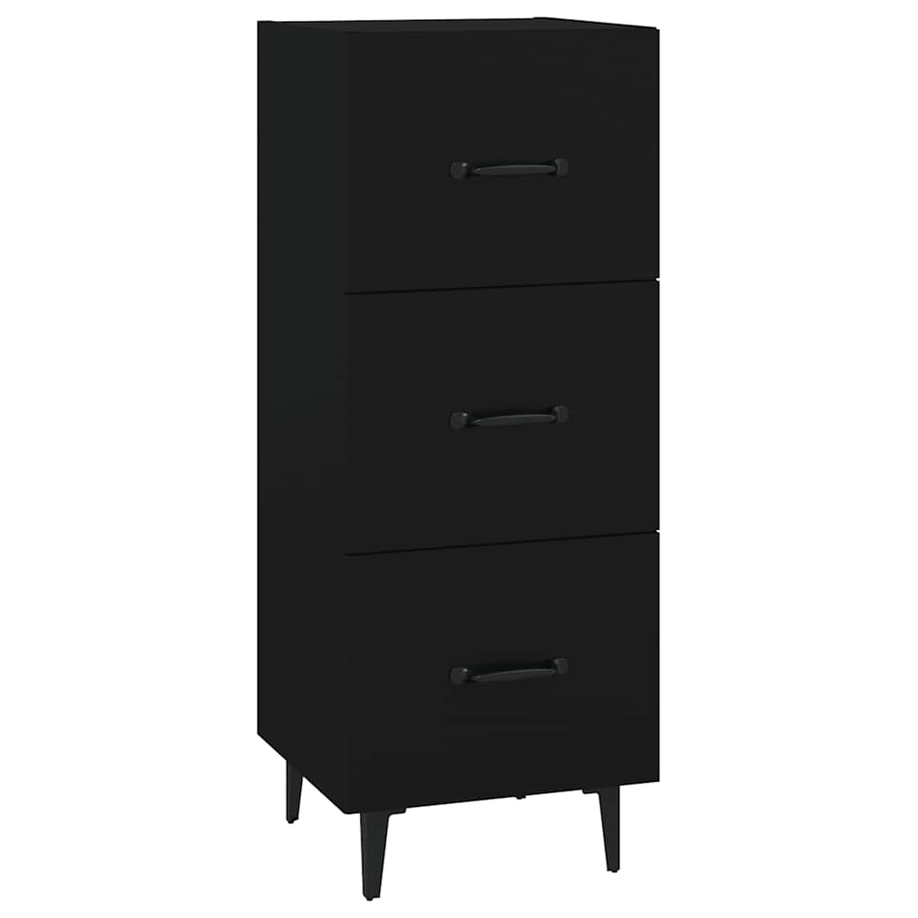 Sideboard Black 34.5 x 34 x 90 cm Particleboard