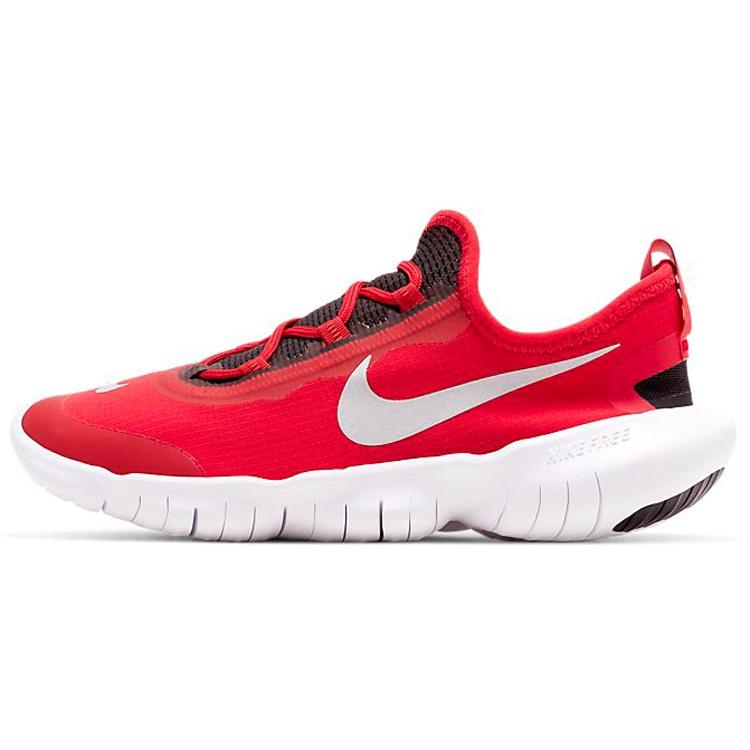 (GS) Nike Free RN 5.0 Black Red Kids CJ2079-600 EU 36