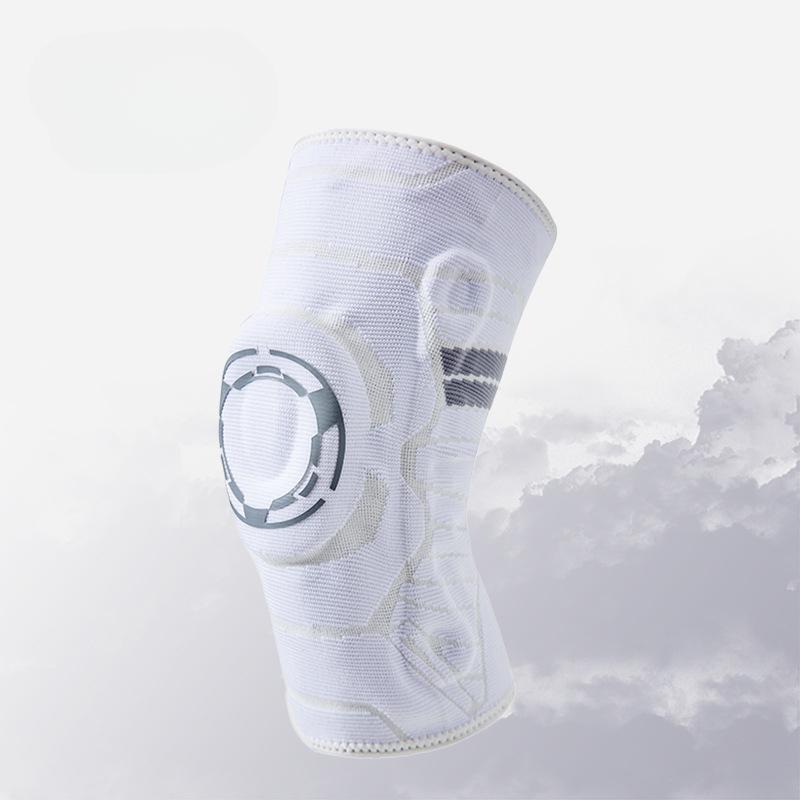 

Нейлоновые амортизирующие наколенники, нескользящие вязаные теплые силиконовые наколенники для мужчин и женщин для фитнеса, езды на велосипеде, альпинизма, спортивных наколенников XXL