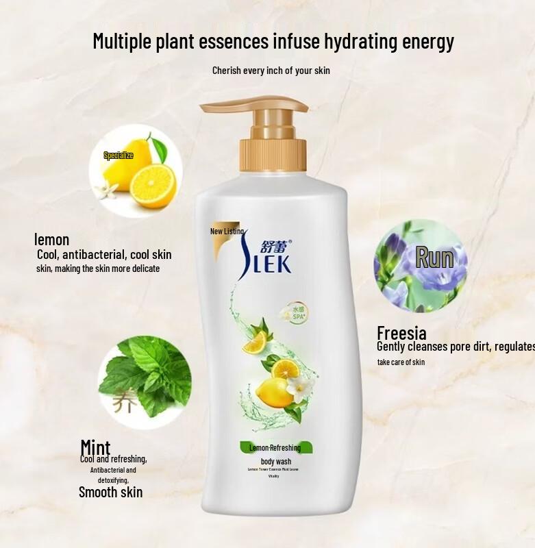 SLEK Lemon Refreshing Shower Gel 10 x 1L