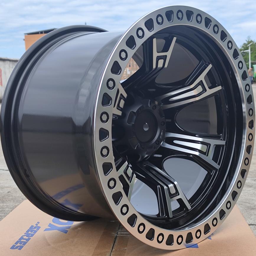 Hot Selling Custom 15 Inch Cast Wheels Pcd 6-139.7mm 5-114.3 Mm 5-139.7mm ET-44 Passenger Car Wheels Multi Spoke New Product