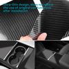For Tesla Model 3 Highland 2025 Model Y Juniper 2025 Real Carbon Fiber Center Console Storage Box Panel Stickers Accessories
