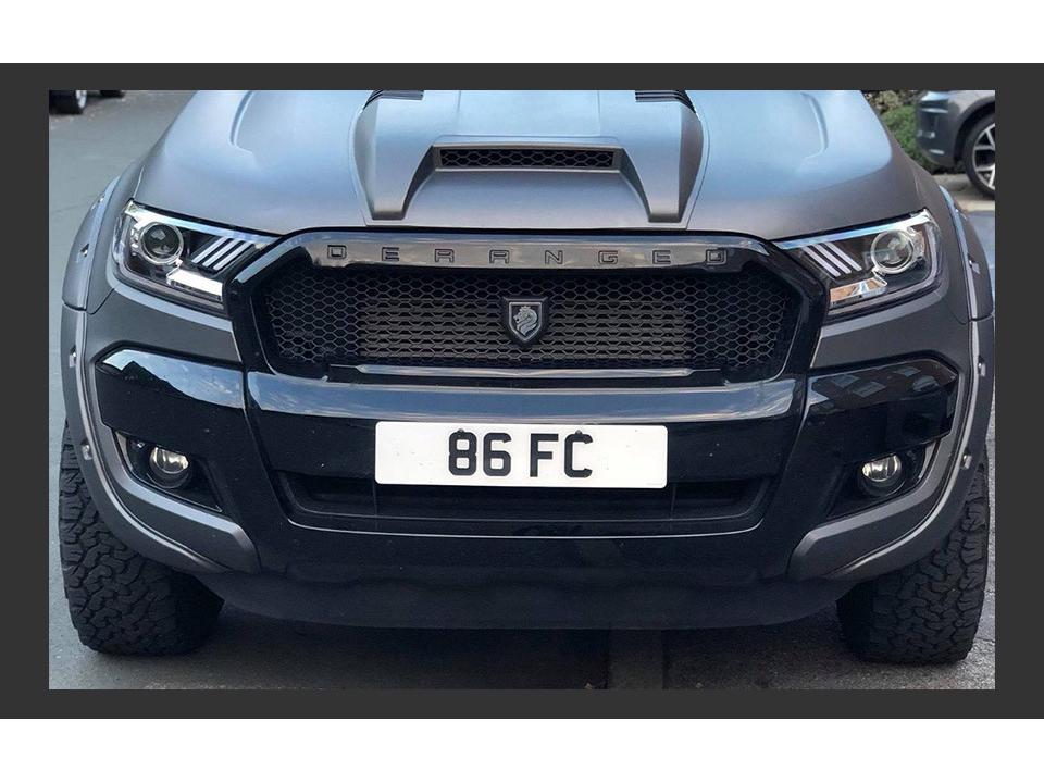 Ford RANGER T7 T8 Everest Headlight Assembly: Mustang Style LED DRL Turn Signal Xenon Light.