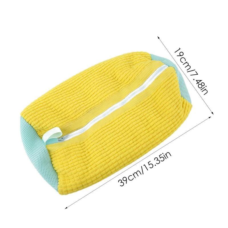 1Pcs Washing Shoes Bag Cotton Laundry Fluffy Fibers Easily Remove Dirt Washing Bags Anti-Deformation Shoes Clothes Organizer New