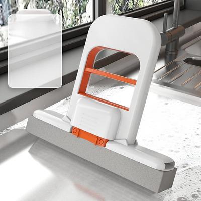 Portable Foldable Miniature Mop Wet Dry Cleaning Cotton Head For Bathroom Kitchen Car Glass Desktop Living Room Cleaner