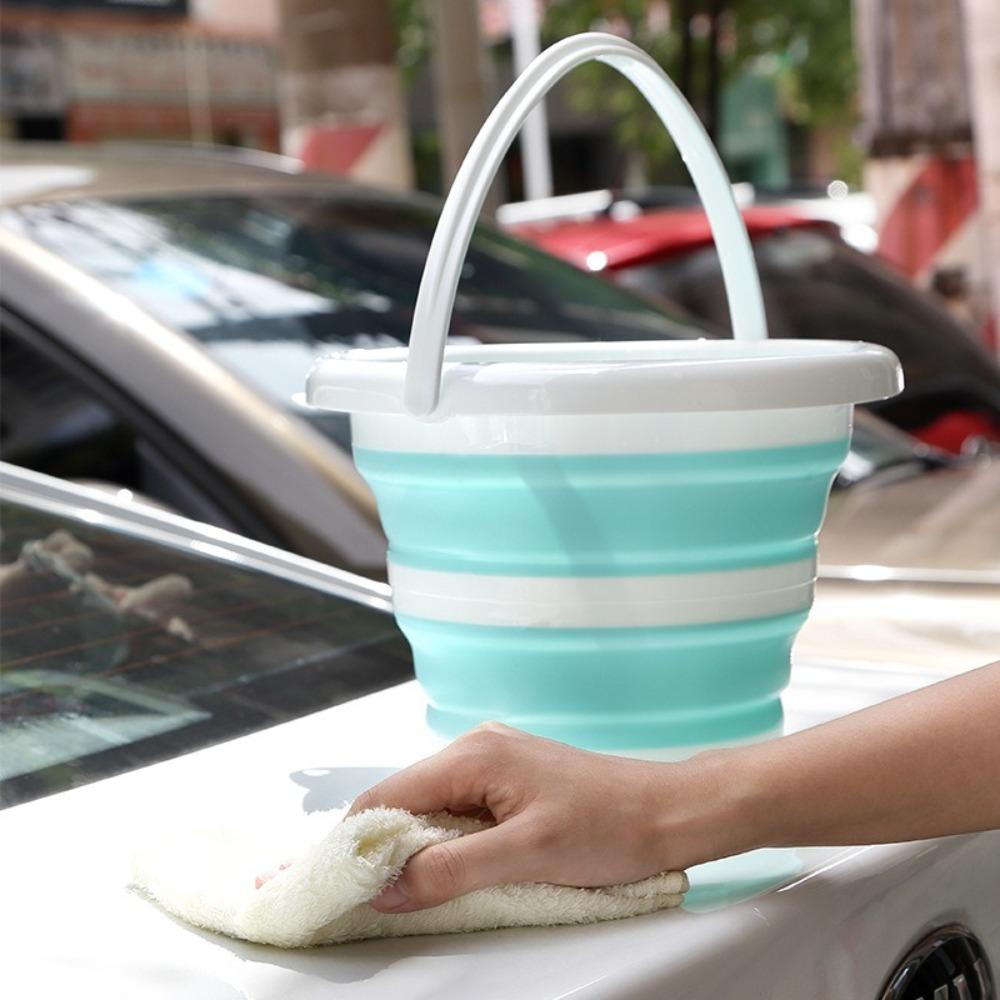 Portable Folding Water Bucket Thickened Collapsible Wash Basin Water Splashing Festival