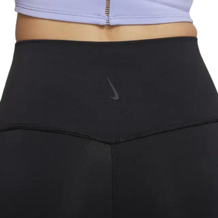 Nike Yoga Luxe Infinalon Ribbed Breathable Fitness Pants Women Pants Black CJ3664-010