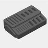 3D Printed Multi Card Storage Organizer USB Flash Drive TF SD Memory Card Holder Portable Desktop Storage Case